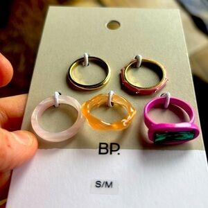 BP. Colorful Ring Set